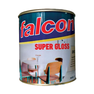 falcon super gloss (gloss, 0.9 ltr) cat kayu & besi paint