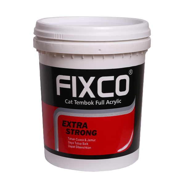 fixco extra strong (5 kg) cat tembok full acrylic paint